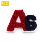 High Quality Wholesale Low Minimum Polyester Custom Iron Chenille Patch Embroidery Manufacturer Chenille embroidery