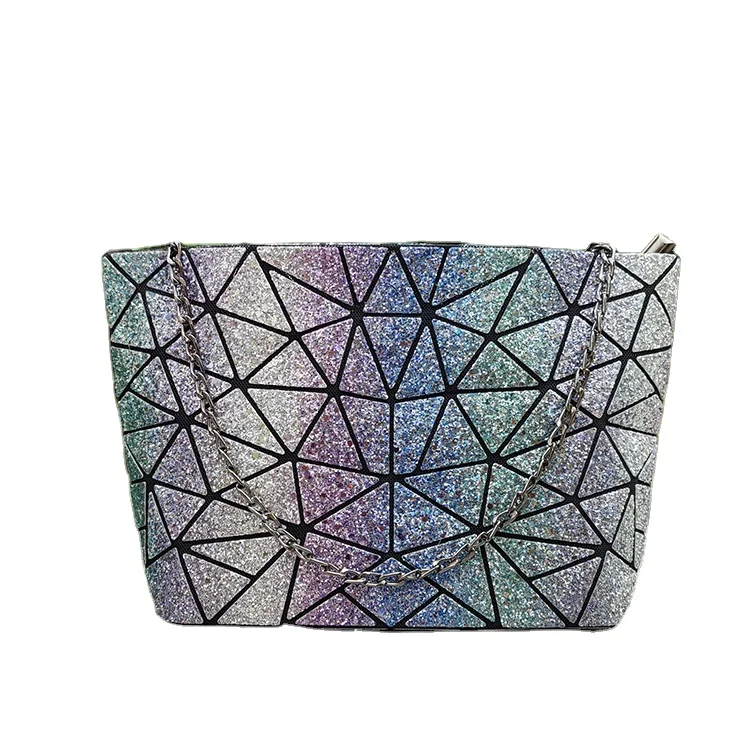 Wholesale Amazon Stylish Rainbow Zipper Shoulder Bags Chain Bag Glitter Messenger Bag, Starry white , magic purple
Wholesale Amazon Stylish Rainbow Zipper Shoulder Bags Chain Bag Glitter Messenger Bag, Starry white , magic purple