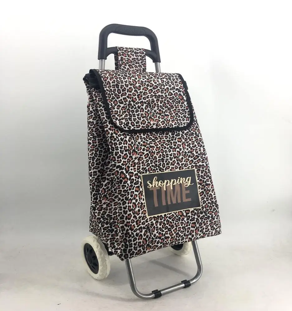 leopard print trolley