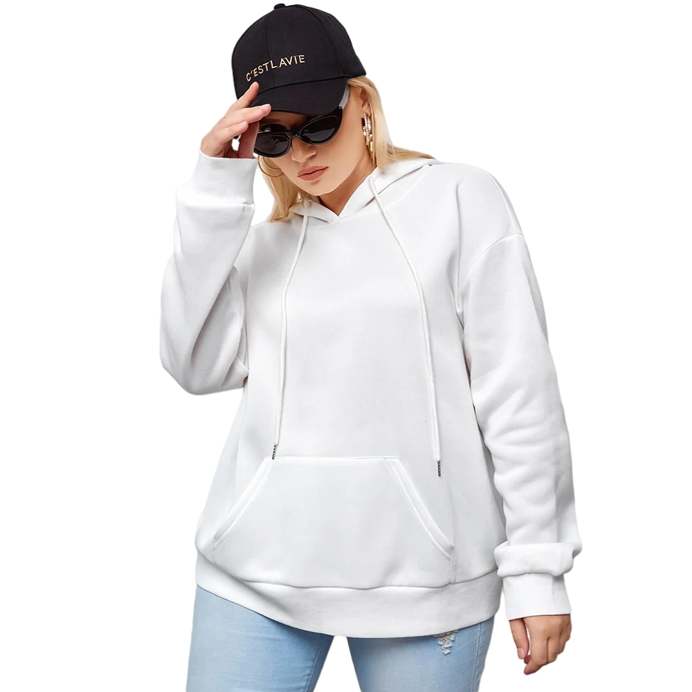 Custom women's white kangaroo pocket drawstring wool super Dalian Hoodie women's Hoodie Sweatshirt
Custom women's white kangaroo pocket drawstring wool super Dalian Hoodie women's Hoodie Sweatshirt