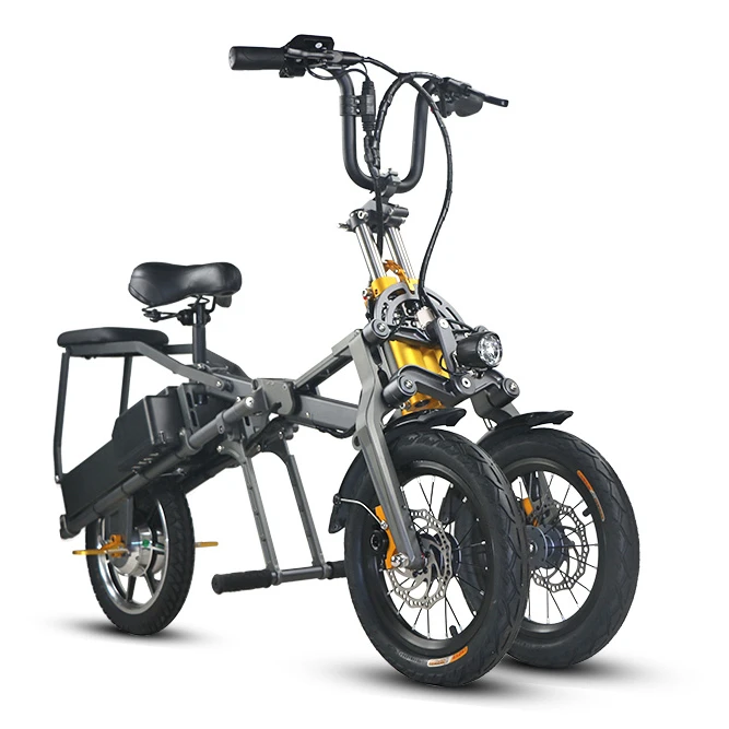 14'' Folding Electric Tricycle New Design 250W motor scooter 3 wheel scooter electric scooter, Grey
14'' Folding Electric Tricycle New Design 250W motor scooter 3 wheel scooter electric scooter, Grey