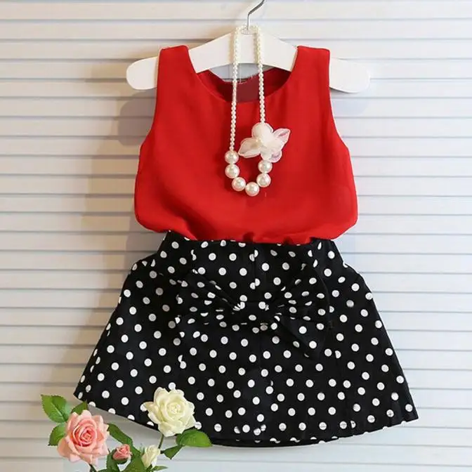 2020 Fashion Girls Dot Clothing set girl cotton skirt Bow Cotton Skirts Suit For Wholesales, Red and black
2020 Fashion Girls Dot Clothing set girl cotton skirt Bow Cotton Skirts Suit For Wholesales, Red and black