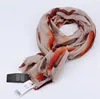 Ladies Colorful Feathers Print Shawls Womens Soft Warm Scarves