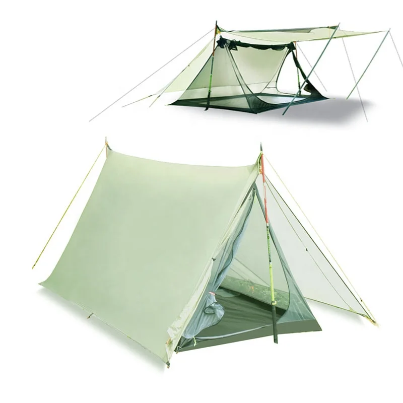 Multi-function awning tent 2 people super light outdoor camping tent 3 seasons, Light brown ,light green
Multi-function awning tent 2 people super light outdoor camping tent 3 seasons, Light brown ,light green