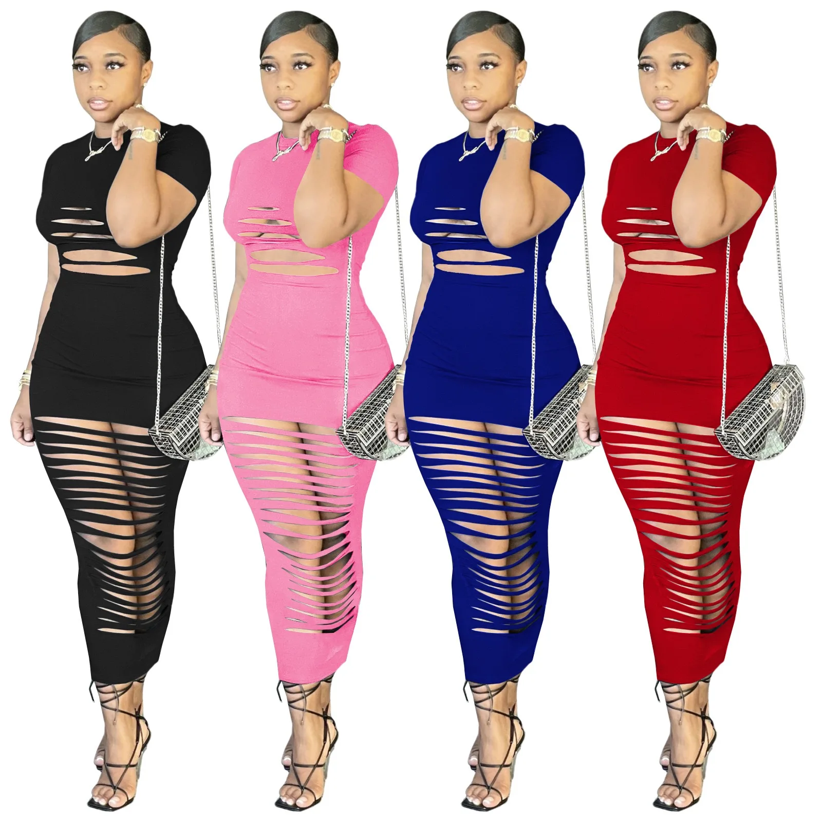 2021 latest design plus size dress sexy cut out club dresses fashion slim fit high stretch women's skirts for nightclub wear, 4color as picture
2021 latest design plus size dress sexy cut out club dresses fashion slim fit high stretch women's skirts for nightclub wear, 4color as picture