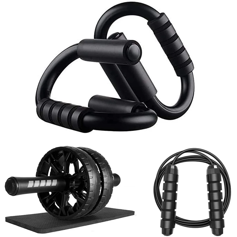 Perfect family fitness combination 4 in 1 rope skipping kneeling pad push up handle, Black
Perfect family fitness combination 4 in 1 rope skipping kneeling pad push up handle, Black