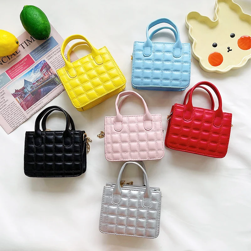 Trendy Small Square Quilted Crossbody Kids Purse Handbags Solid Color Tote Bags Little Girls Messenger Bag, 6 colors
Trendy Small Square Quilted Crossbody Kids Purse Handbags Solid Color Tote Bags Little Girls Messenger Bag, 6 colors