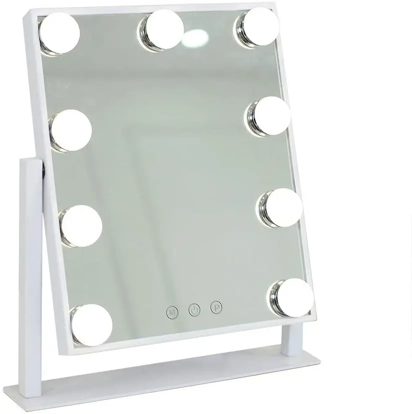 Hot sale Led Makeup Mirror Dimmer Table Lamp Stand Led Hollywood vanity mirror With Light, White
Hot sale Led Makeup Mirror Dimmer Table Lamp Stand Led Hollywood vanity mirror With Light, White