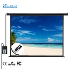 16:9 Format Motorized Matt White Material Electric Projector Screen