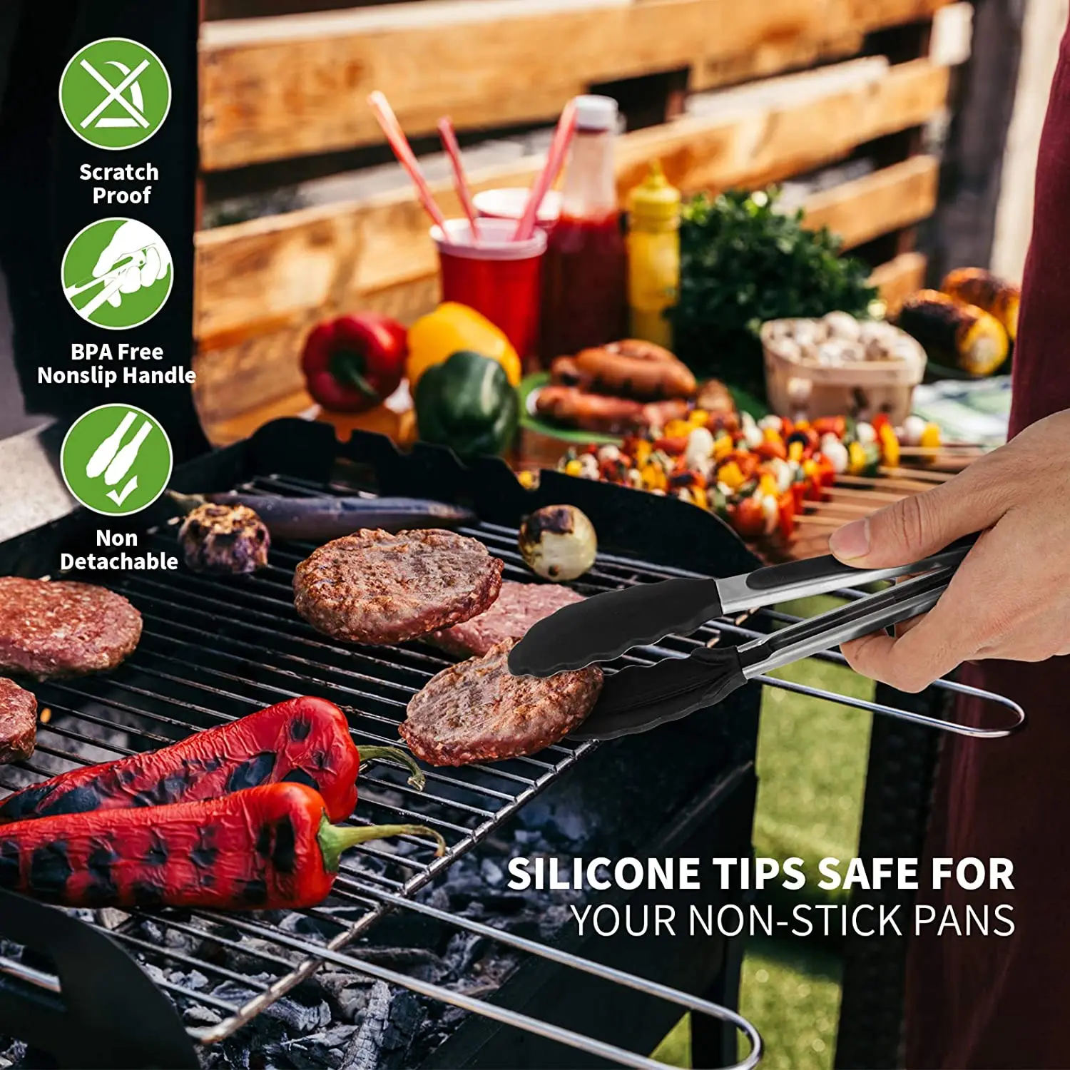 bpa free kitchen tongs