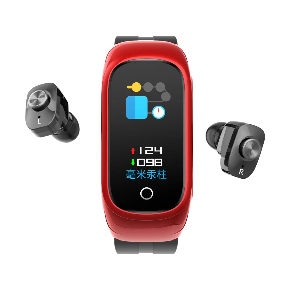 Wholesale full screen fitness band smart watch earbuds 2 in 1 blood pressure heart rate monitor
Wholesale full screen fitness band smart watch earbuds 2 in 1 blood pressure heart rate monitor