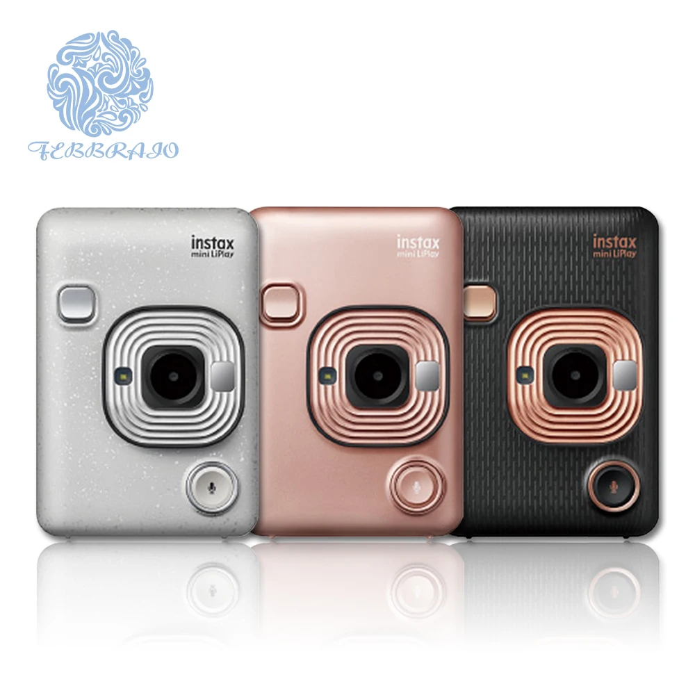 Fujifilm instax mini LiPlay hybrid instant camera remote image capture mini digital camera, Blush gold/black/stone white
Fujifilm instax mini LiPlay hybrid instant camera remote image capture mini digital camera, Blush gold/black/stone white