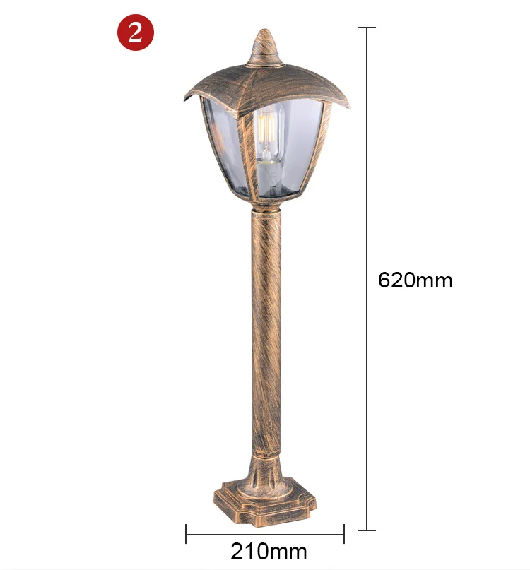 Custom Hot Sale Outdoor Lighting Waterproof Energy Saving Pillar Lights