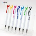 hot sale custom plastic black blue office school ballpoint pen with logo