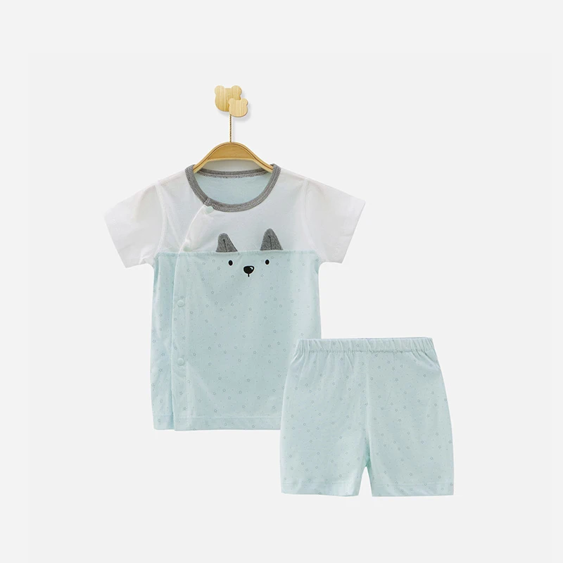 Pure Cotton Summer Short Sleeve Shorts 2 Pieces Baby Set Clothes skin-friendly 100% Cotton baby boy girl pajamas clothing
Pure Cotton Summer Short Sleeve Shorts 2 Pieces Baby Set Clothes skin-friendly 100% Cotton baby boy girl pajamas clothing