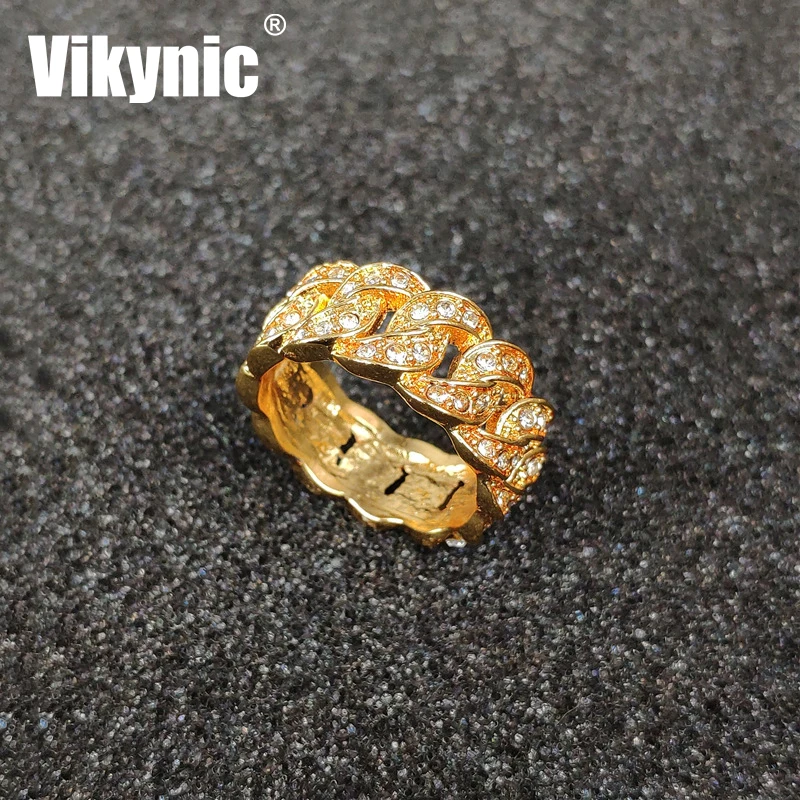 Hip hop Jewelry Iced Out Ring Cuban Link Ring Iced Out Jewelry Cubic Zirconia Ring, Gold
Hip hop Jewelry Iced Out Ring Cuban Link Ring Iced Out Jewelry Cubic Zirconia Ring, Gold