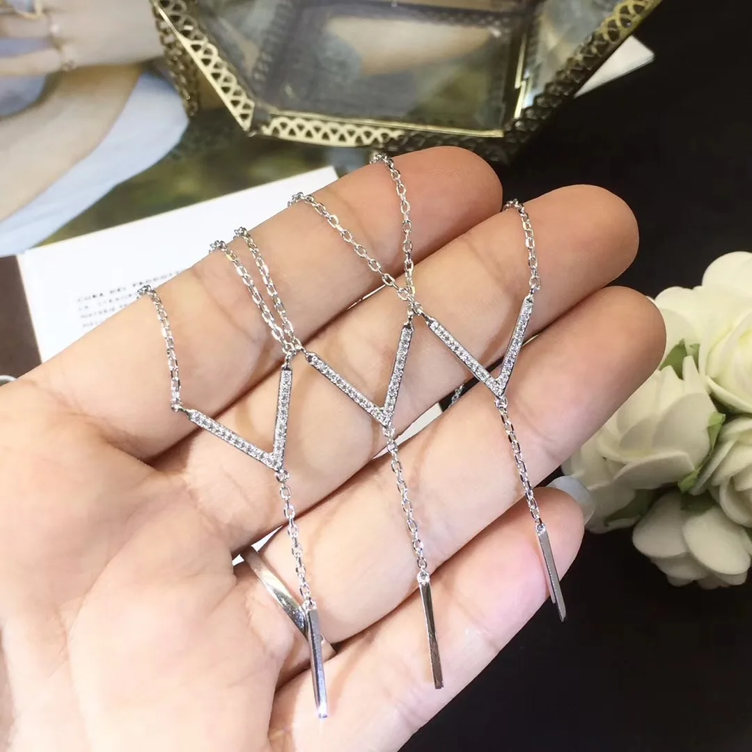 Fashion Jewelry Minimalist daily KYNL0308 Shine 3A Zircon Necklaces For Women, Silver
Fashion Jewelry Minimalist daily KYNL0308 Shine 3A Zircon Necklaces For Women, Silver