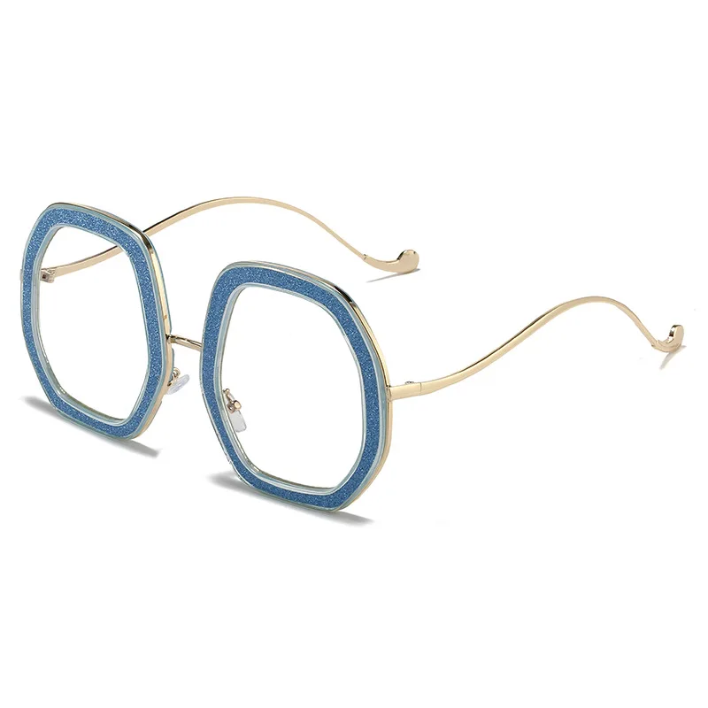2022 New Polygon goose egg Large frame decorative optical glasses frame personality Rhinestone anti-blue light Glasses Eyewear
2022 New Polygon goose egg Large frame decorative optical glasses frame personality Rhinestone anti-blue light Glasses Eyewear