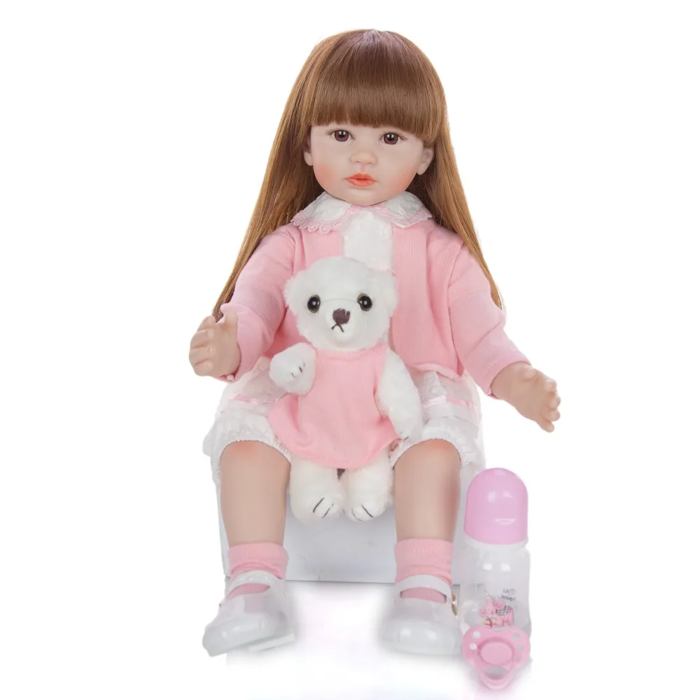 KEIUMI Baby Dolls Reborn Realistic 60 cm New Handmade Soft Vinyl Cloth Body Princess Long Hair Girl Doll For Children's Day Gift
KEIUMI Baby Dolls Reborn Realistic 60 cm New Handmade Soft Vinyl Cloth Body Princess Long Hair Girl Doll For Children's Day Gift