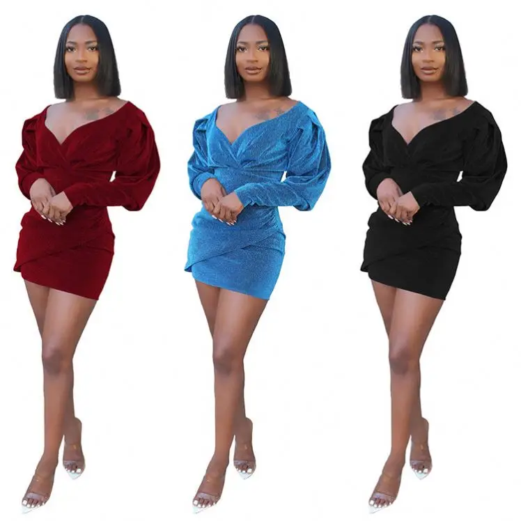 Best Seller Women Clothes 2021 Ladies Sexy V Neck Puff Sleeve Casual Dresses Women Lady Elegant Party Dresses
Best Seller Women Clothes 2021 Ladies Sexy V Neck Puff Sleeve Casual Dresses Women Lady Elegant Party Dresses