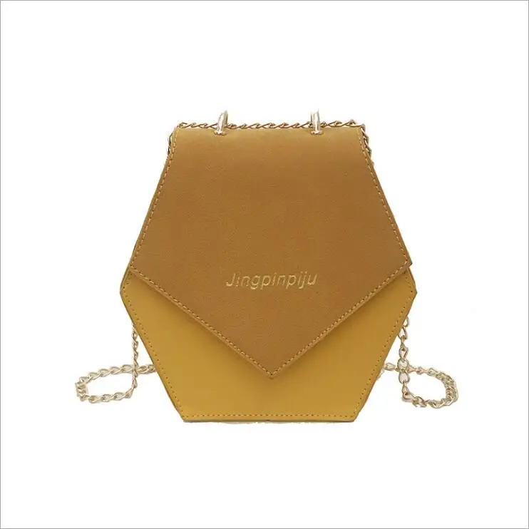 2019 ladies fashion hexagon shaped chic chain shoulder bag with multicolor Fashion Sling Lady Purse Messenger Bag Handbags
2019 ladies fashion hexagon shaped chic chain shoulder bag with multicolor Fashion Sling Lady Purse Messenger Bag Handbags