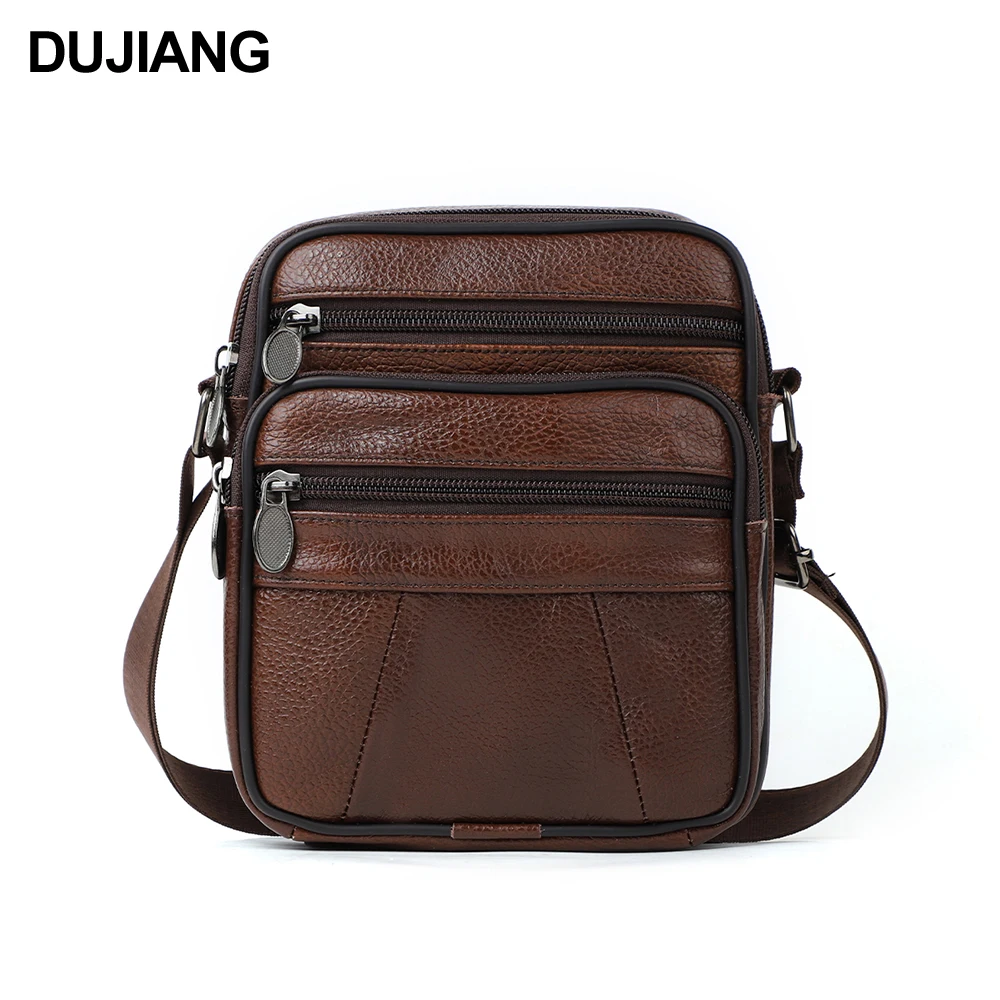 DUJIANG 6033 Genuine Leather Crossbody Messenger Bag Low-Cost Men's Designer Shoulder Sling Bag with Fashionable Style
DUJIANG 6033 Genuine Leather Crossbody Messenger Bag Low-Cost Men's Designer Shoulder Sling Bag with Fashionable Style