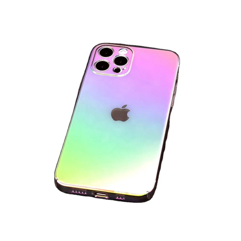 Gradient Rainbow Colorful Iridescence PC+TPU Shockproof Slim Case Cover for iPhone 12 Pro Max
Gradient Rainbow Colorful Iridescence PC+TPU Shockproof Slim Case Cover for iPhone 12 Pro Max