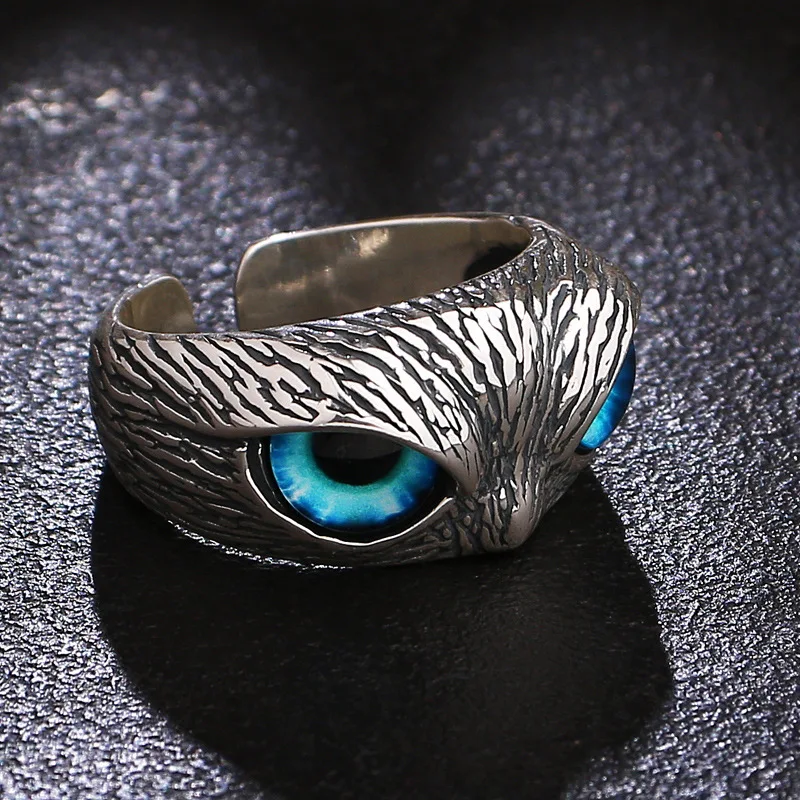 S925 Silver Adjustable Charm Vintage Cute Men Women Simple Design Owl Ring Color Girl Boy Rings Jewelry Gifts
S925 Silver Adjustable Charm Vintage Cute Men Women Simple Design Owl Ring Color Girl Boy Rings Jewelry Gifts