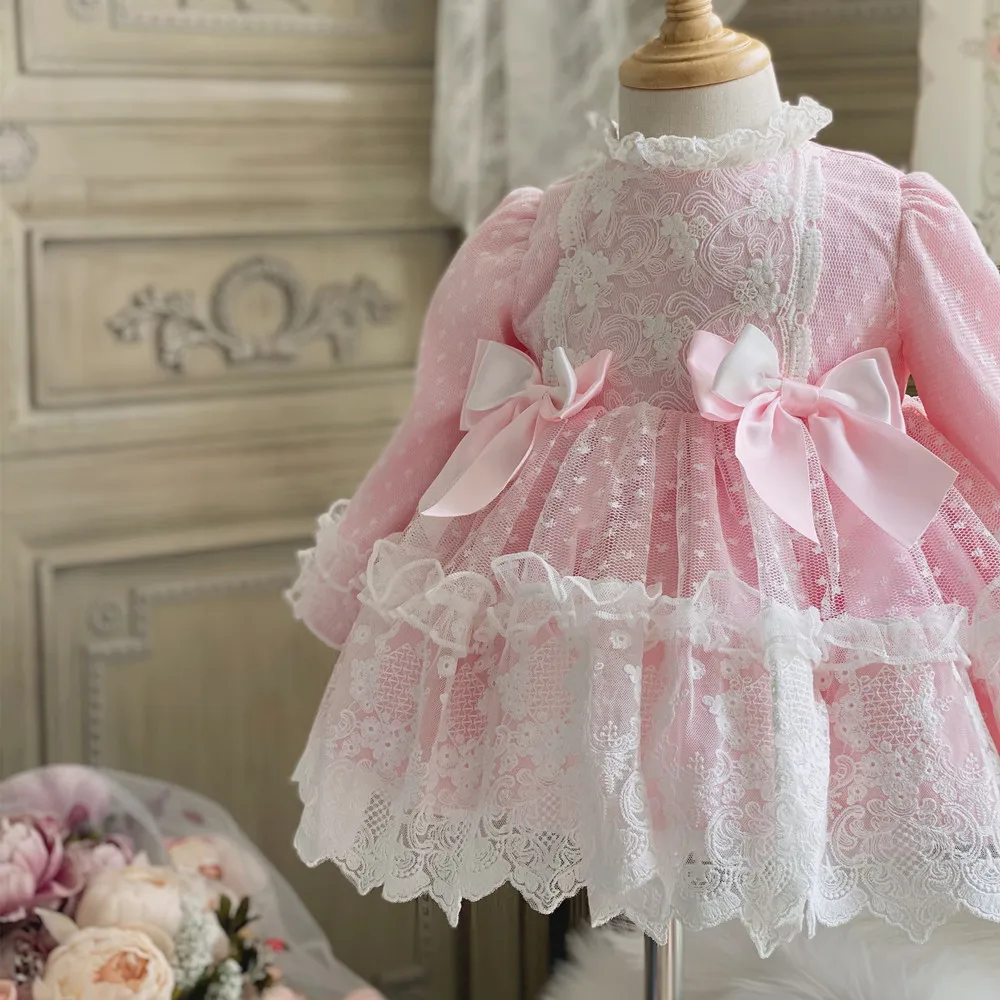 1081809 lace spring new toddler baby spanish dresses party pink girls dress ruffles wholesale kids clothing children's clothes
1081809 lace spring new toddler baby spanish dresses party pink girls dress ruffles wholesale kids clothing children's clothes