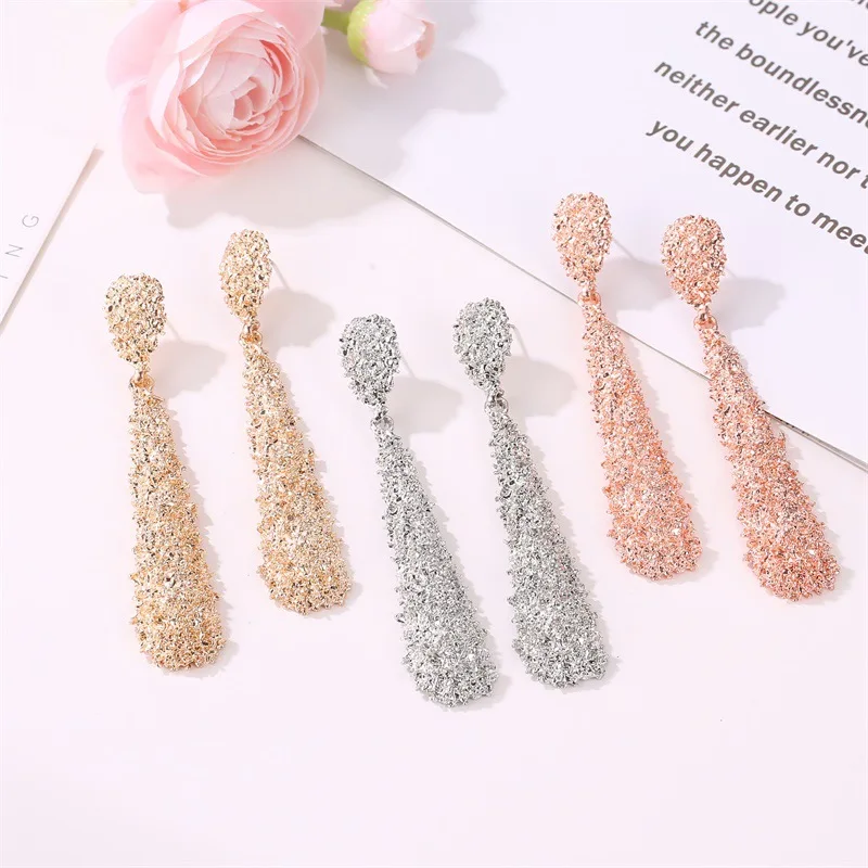 New popular fashion earrings elegant hot selling long gold drop style earrings, Colorful
New popular fashion earrings elegant hot selling long gold drop style earrings, Colorful