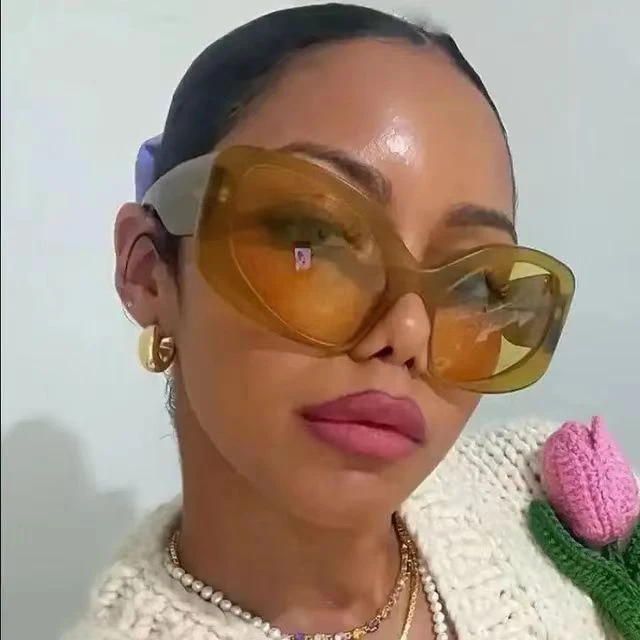 5623 New Cateye Women's Square Yellow Lens Sunglasses Eyewear Men Luxury Brand Glasses 2024 Vintage Trendy Sunglasses For Women
5623 New Cateye Women's Square Yellow Lens Sunglasses Eyewear Men Luxury Brand Glasses 2024 Vintage Trendy Sunglasses For Women
