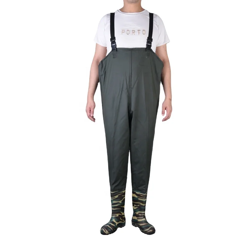 OEM/ODM Commercial Fisherman PVC Fishing Waders Neoprene With Boots, Camouflage green
OEM/ODM Commercial Fisherman PVC Fishing Waders Neoprene With Boots, Camouflage green