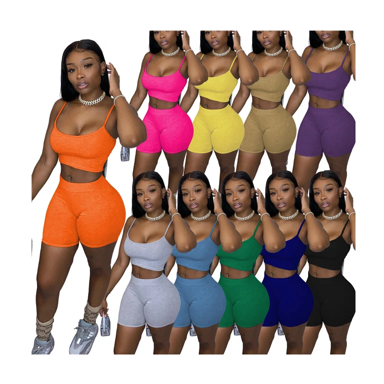 Women sleeveless wholasale daily outfits sweatshorts 2 piece biker shorts set women biker short sets
Women sleeveless wholasale daily outfits sweatshorts 2 piece biker shorts set women biker short sets