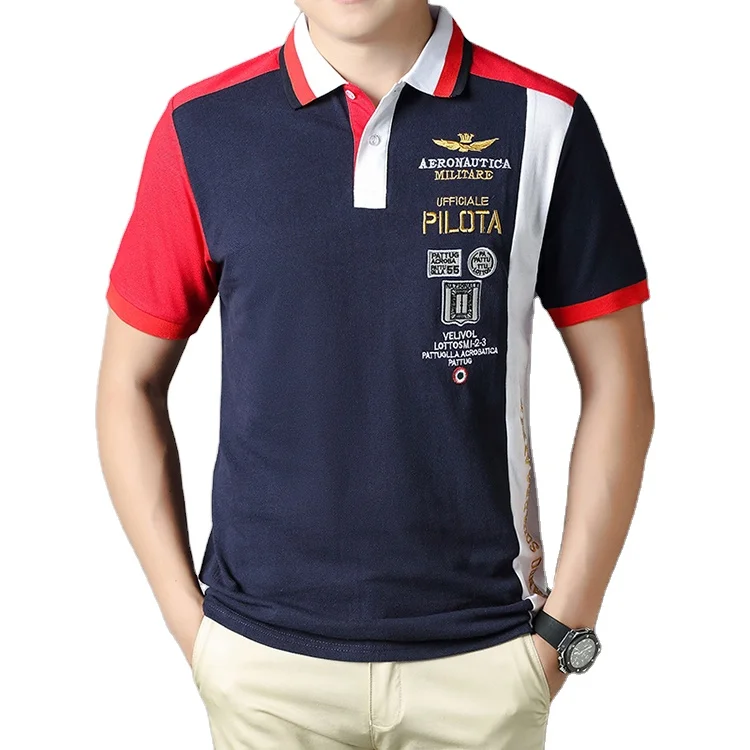 Wholesale Camisa Short Sleeved 100% Cotton Leisure Sports Golf plus size Custom T-shirt Embroidered British men's Polo Shirts
Wholesale Camisa Short Sleeved 100% Cotton Leisure Sports Golf plus size Custom T-shirt Embroidered British men's Polo Shirts