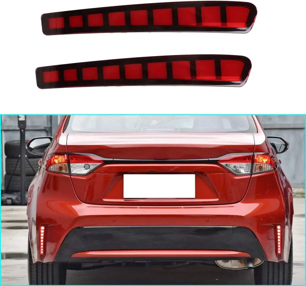 Super Bright Rear Lights Brake Lamp for Toyota Corolla 2019 Car Bumper Reflector Lamps Assemblies Turn Signal lamp Grid Type
Super Bright Rear Lights Brake Lamp for Toyota Corolla 2019 Car Bumper Reflector Lamps Assemblies Turn Signal lamp Grid Type