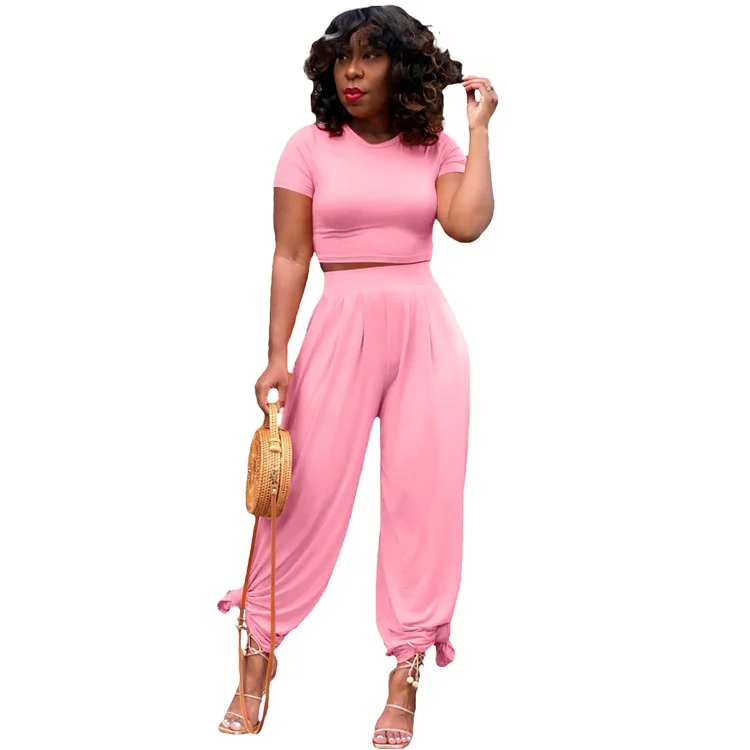 Fashion Style Ladies Clothes Suits Crop Tops Wide Leg Pants Summer Women Plus Size Two Piece Set, Picture shows
Fashion Style Ladies Clothes Suits Crop Tops Wide Leg Pants Summer Women Plus Size Two Piece Set, Picture shows