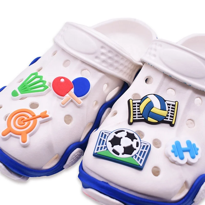 Wholesale Available Supply High Quality Cartoon Football Soccer Basketball PVC Kids Shoe Charm Decorations, As picture
Wholesale Available Supply High Quality Cartoon Football Soccer Basketball PVC Kids Shoe Charm Decorations, As picture