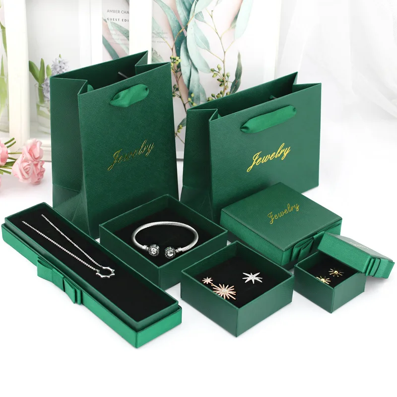 wholesale custom luxury ring box cardboard small green gift paper packaging jewelry box and bag with ribbon
wholesale custom luxury ring box cardboard small green gift paper packaging jewelry box and bag with ribbon
