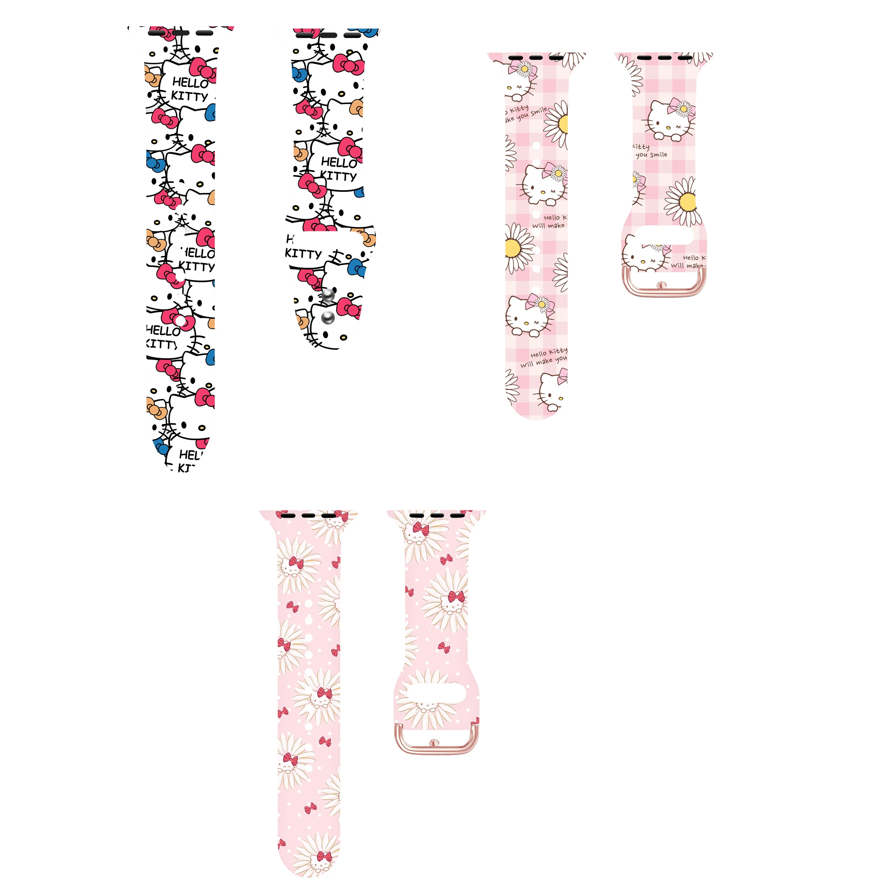 Sport Watch Band Compatible for Apple Watch 6 5 4 3 2 se Cute Hello Kitty Replacement Strap for iWatch, Colorful
Sport Watch Band Compatible for Apple Watch 6 5 4 3 2 se Cute Hello Kitty Replacement Strap for iWatch, Colorful