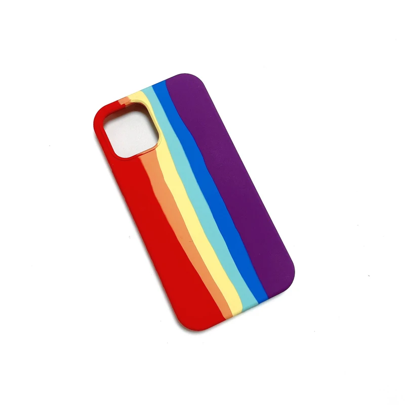 New Design Silicone Phone Case For IPhone Hot Sale Rainbow Phone Case For iPhone 11 12 13 Pro Max Fast Delivery Factory Price
New Design Silicone Phone Case For IPhone Hot Sale Rainbow Phone Case For iPhone 11 12 13 Pro Max Fast Delivery Factory Price