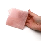 Natural Rose Quartz Crystal Healing Tea Cup Coaster
