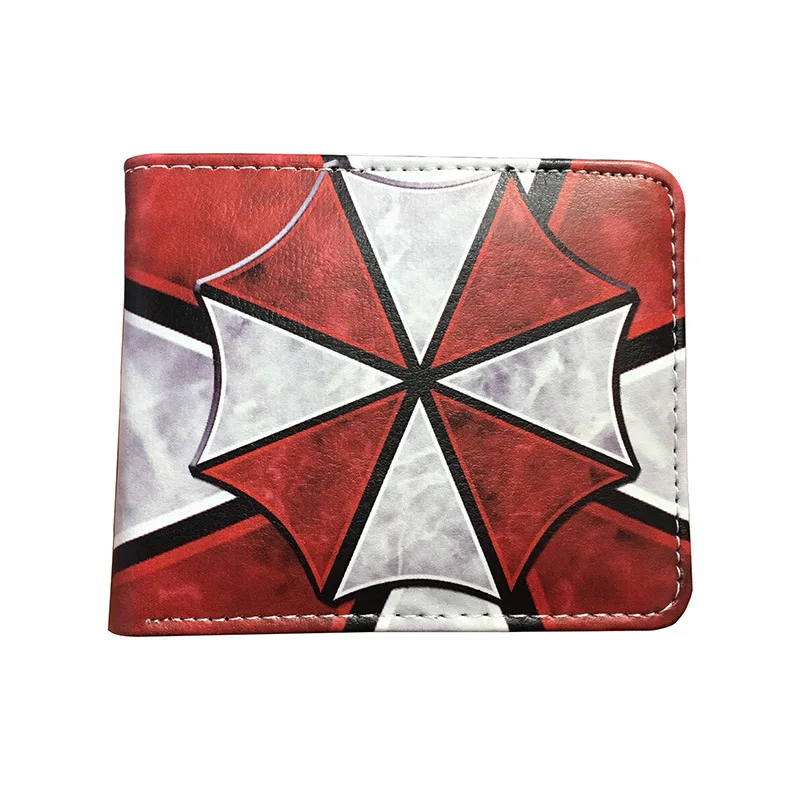 Professional PU PVC Wallets Supply Movie Purses Short Zipper Money Clips Red Umbrella Resident Evil Wallet For Men Women
Professional PU PVC Wallets Supply Movie Purses Short Zipper Money Clips Red Umbrella Resident Evil Wallet For Men Women