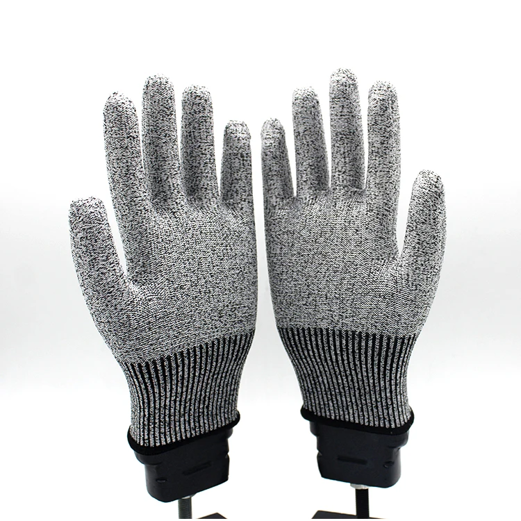 Food Grade Meat Cutting Gloves Hand Protection Anti Cut Gloves Level 5 Cut Resistant Glove For Kitchen Oyster