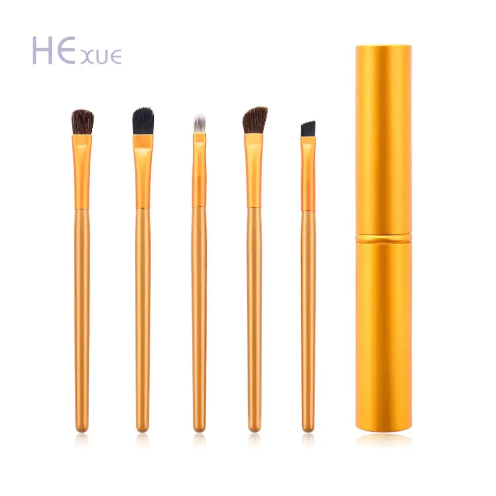wholesale 5pcs high grade gold wood handle nylon hair eyebrow eyeshadow makeup brush set with holder
wholesale 5pcs high grade gold wood handle nylon hair eyebrow eyeshadow makeup brush set with holder