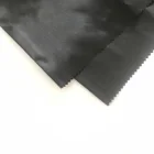 170T Polyester Fabric Black Peacock Taffeta Lining PA Coated Fabric 68"Cheap Pongi For India Market