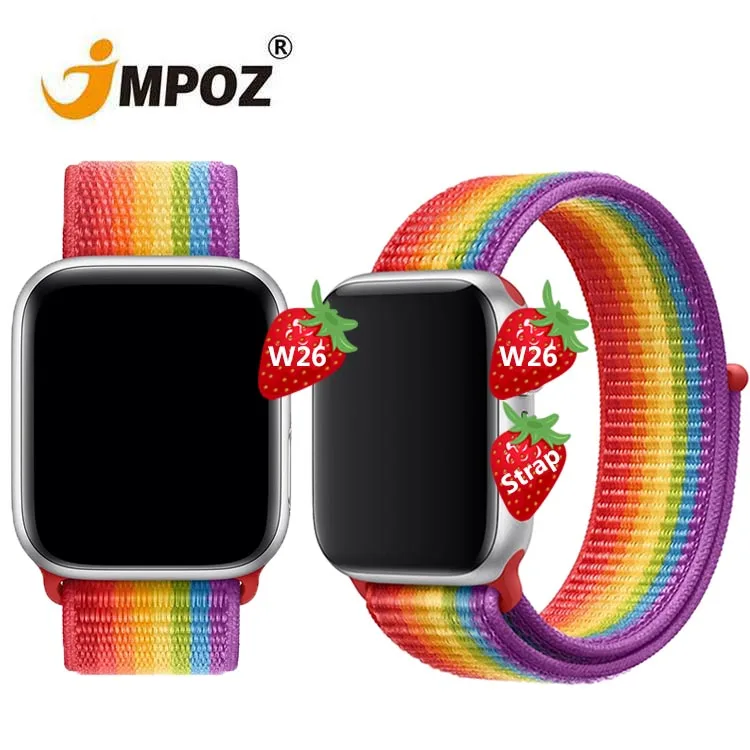 Nylon Wristbands For Apple Watch Band 38/40mm 42/44mm, Nylon Sport Loop Replacement Strap For iWatch W26 T500 Series 5 4 3 2
Nylon Wristbands For Apple Watch Band 38/40mm 42/44mm, Nylon Sport Loop Replacement Strap For iWatch W26 T500 Series 5 4 3 2