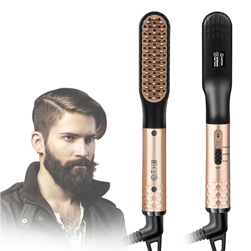 Electric Magic Straight Hair Comb Diy Hair Brush Men'S Beard Straightener Women Hair Straightener, Gold black white
Electric Magic Straight Hair Comb Diy Hair Brush Men'S Beard Straightener Women Hair Straightener, Gold black white