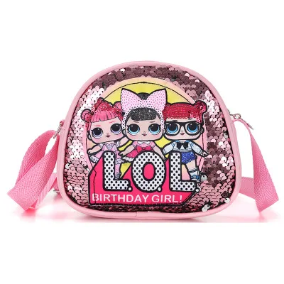 Wholesale sequins girls mini shoulder bag cute LOL kids purses handbag little girls cartoon crossbody handbag, 7 colors
Wholesale sequins girls mini shoulder bag cute LOL kids purses handbag little girls cartoon crossbody handbag, 7 colors