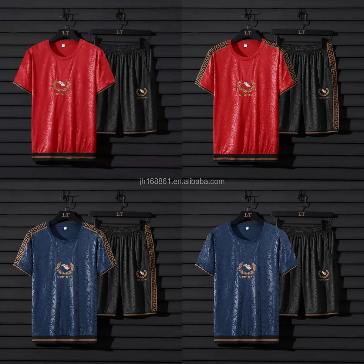 Wholesale 2022 new 6XL Men's Summer sewn short sleeve shorts suit Sports casual suit Men's two piece trouser suit, Customized color
Wholesale 2022 new 6XL Men's Summer sewn short sleeve shorts suit Sports casual suit Men's two piece trouser suit, Customized color