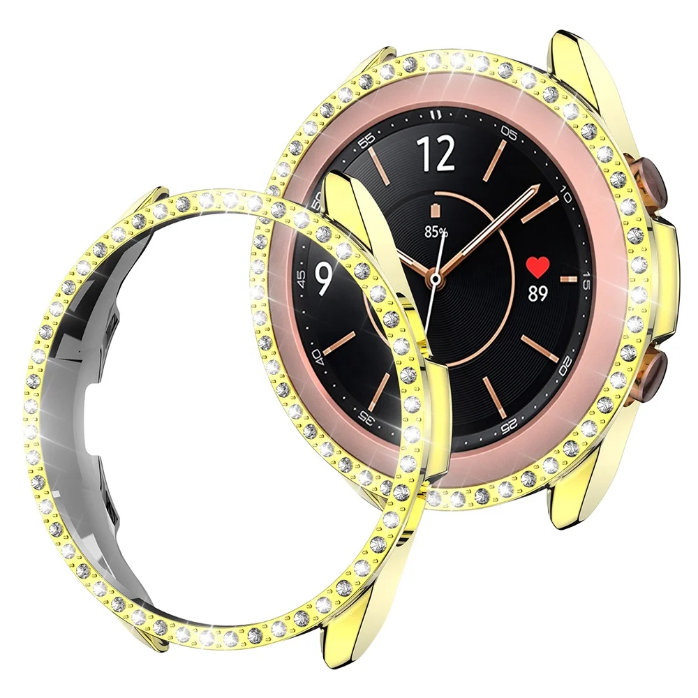 Protector Case for Samsung Galaxy Watch3,41mm PC with Bling Crystal Diamond Frame Edge Protective Protector for Watch3, Optional
Protector Case for Samsung Galaxy Watch3,41mm PC with Bling Crystal Diamond Frame Edge Protective Protector for Watch3, Optional